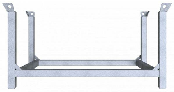 Schake Stapelpalette Palettenlager - 4 Flachpaletten