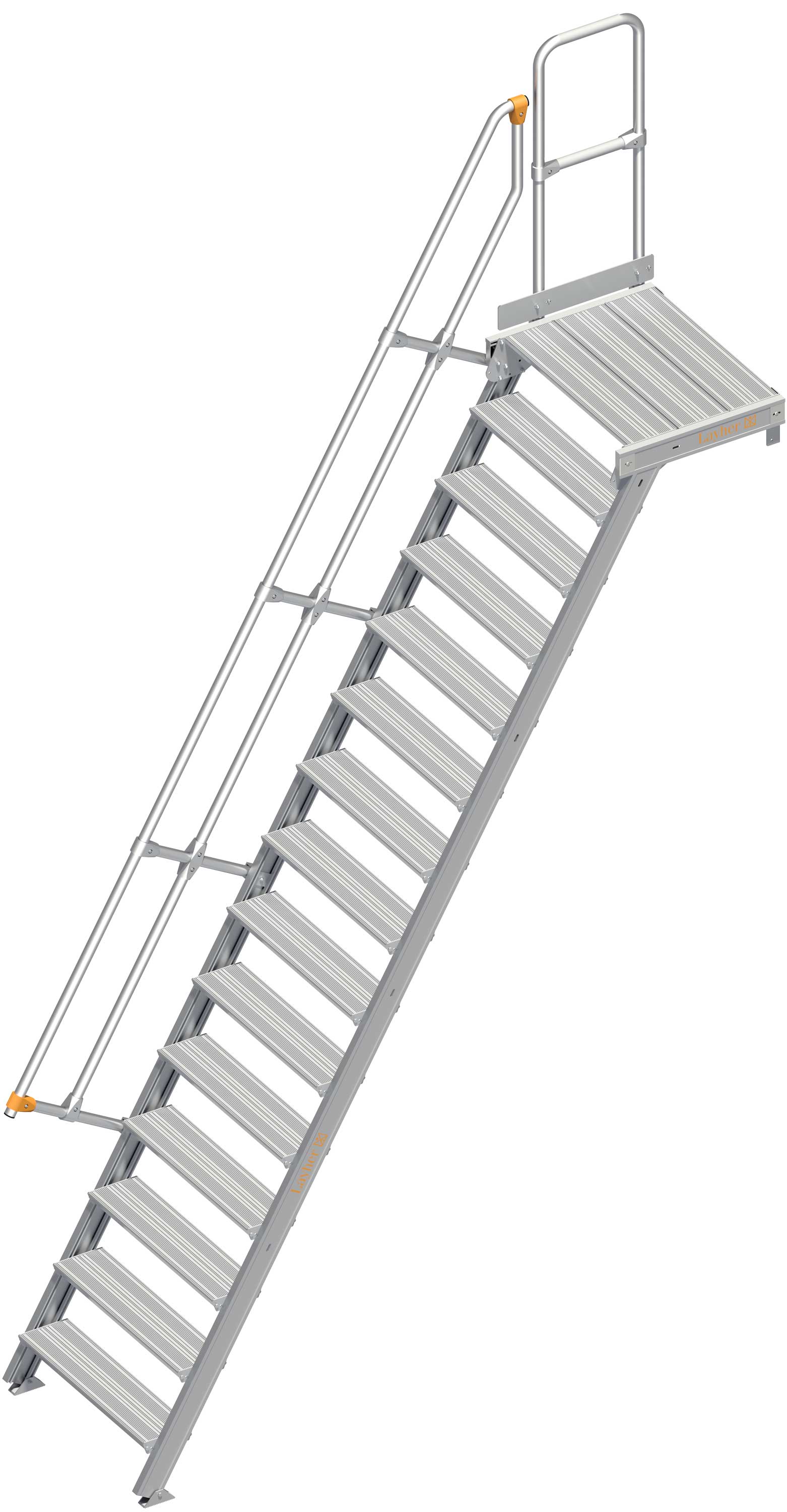 Layher Plattformtreppe 60° SG 15 Stufen - 800 mm breit