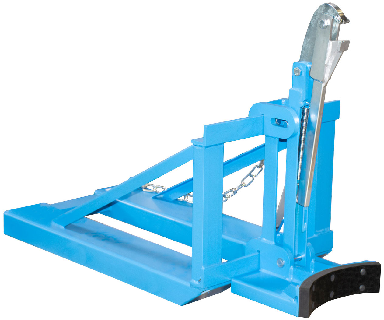 Bauer Fasslifter RS-I|M - RAL 5012 Transporthilfe für 1 Fass 200 Liter - schmale Auflage - Fassheber lichtblau pulverbeschichtet (BA-4408-07-0000-3) Bild-01