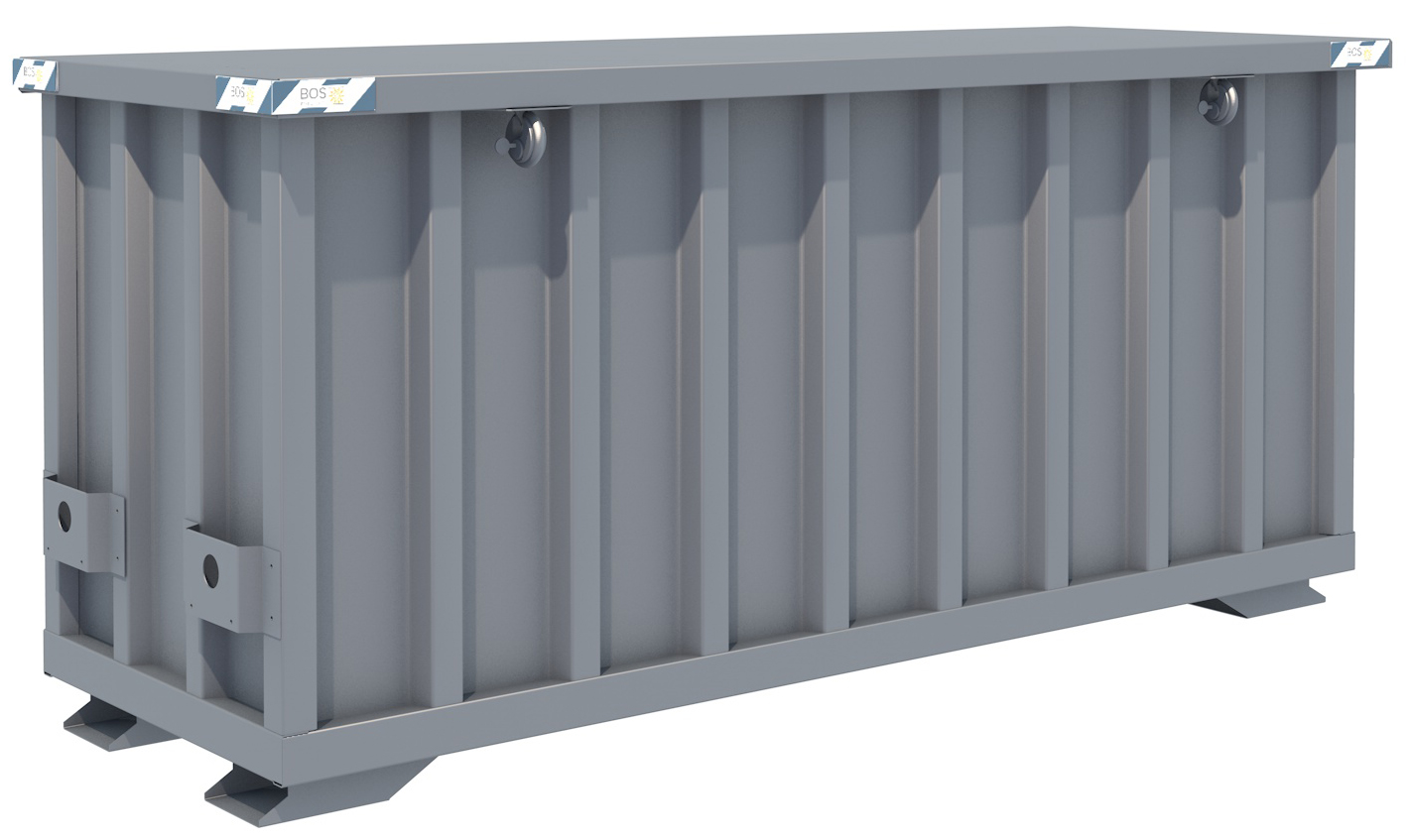 BOS WerkzeugBox 700 x 1900 x 875 mm Transportbox mit Deckel - Werkzeugsicherungsbox WSB+ montiert (BOS-WSB-OS) Bild-01