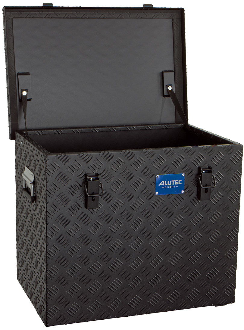 Alutec Riffelblechbox Extreme 120 BLACK Aluminiumkiste schwarz - Extra stark 3,00 mm Materialstärke (AT-41120BLACK) Bild-01