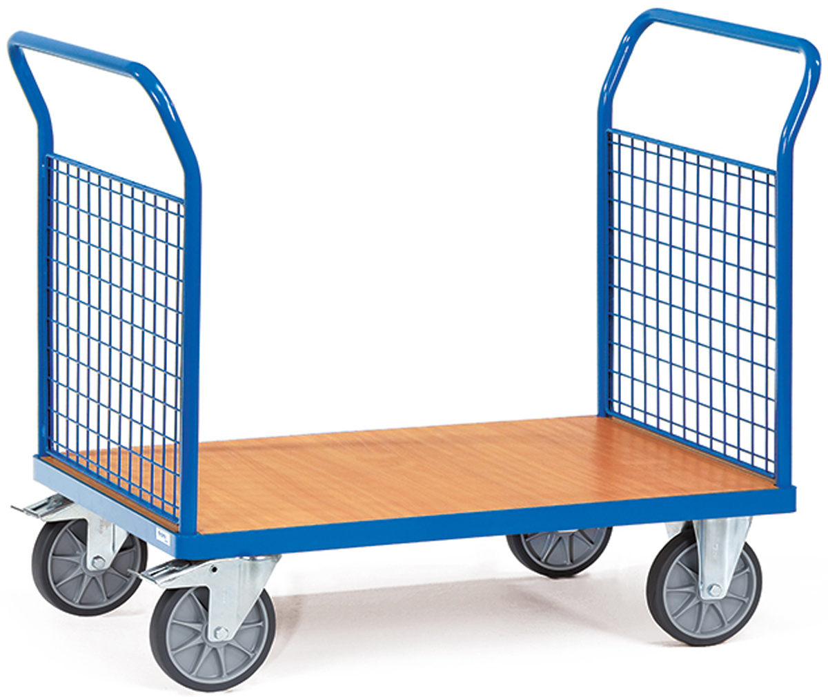Fetra Doppel-Stirnwandwagen Gitter 1200 x 800 mm