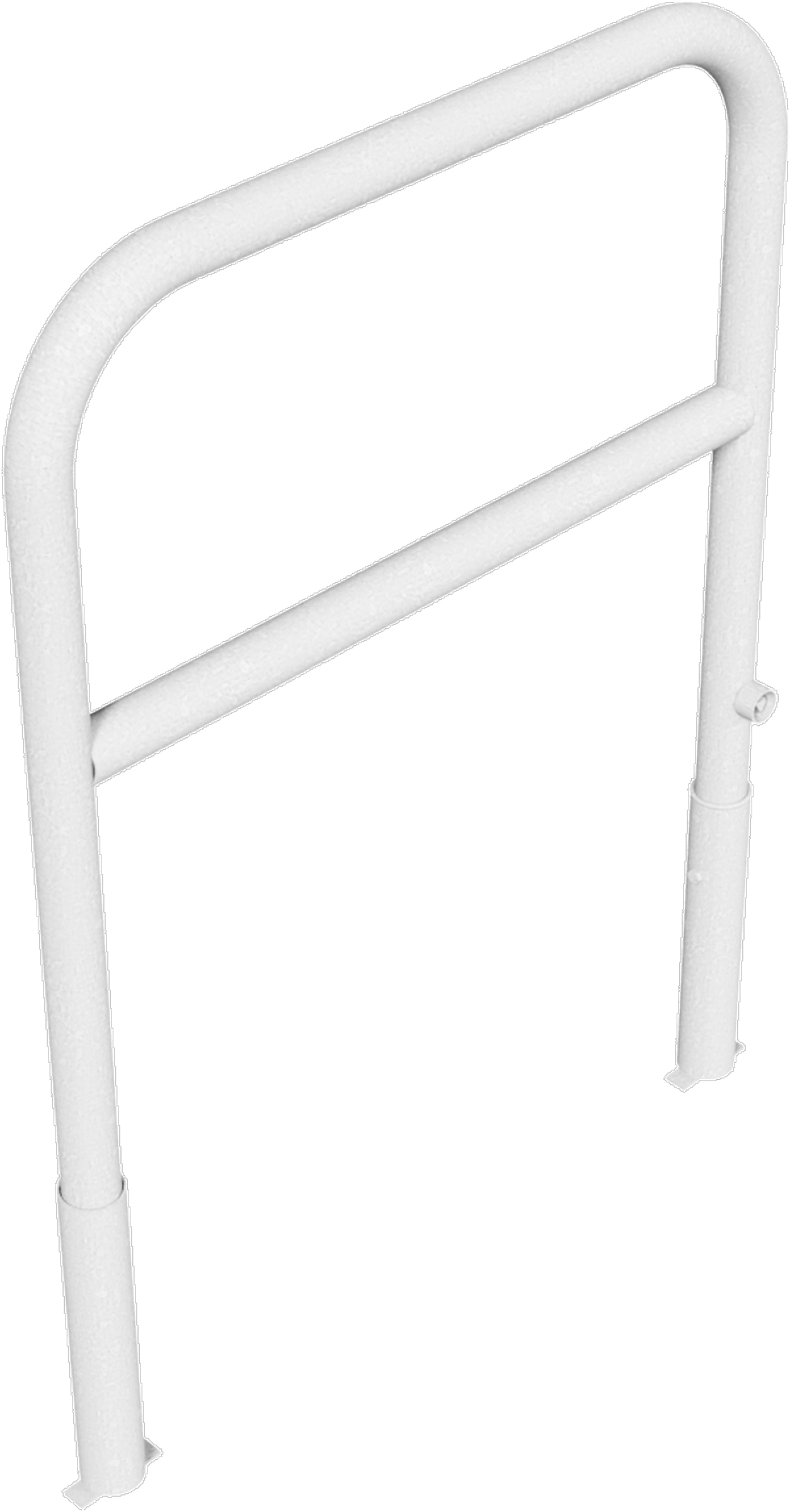 Schake Wegesperre Stahl mit Knieholm HD Ø 60 mm verzinkt - 1000 x 1400 mm