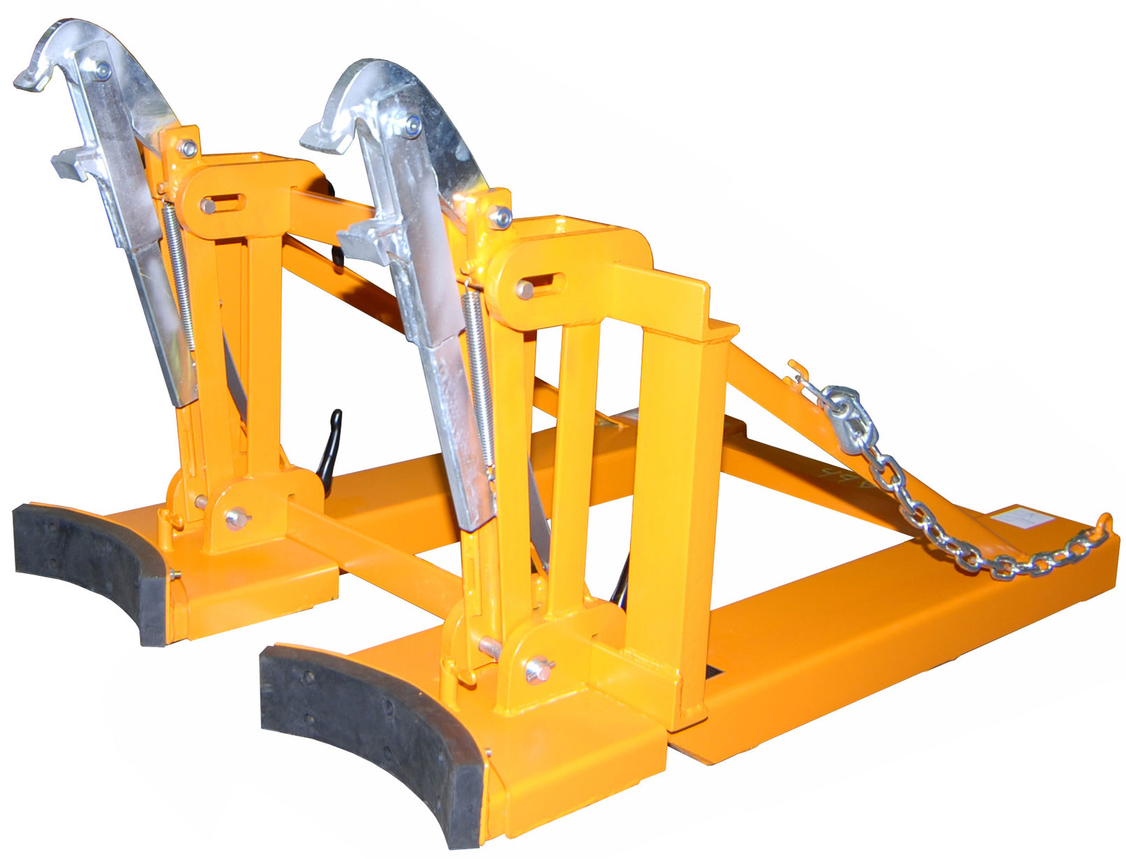 Bauer Fasslifter RS-II|D-91 - RAL 2000 Transporthilfe für 2 Fässer 200 Liter - Fassheber gelborange pulverbeschichtet (BA-4408-03-0000-1) Bild-01