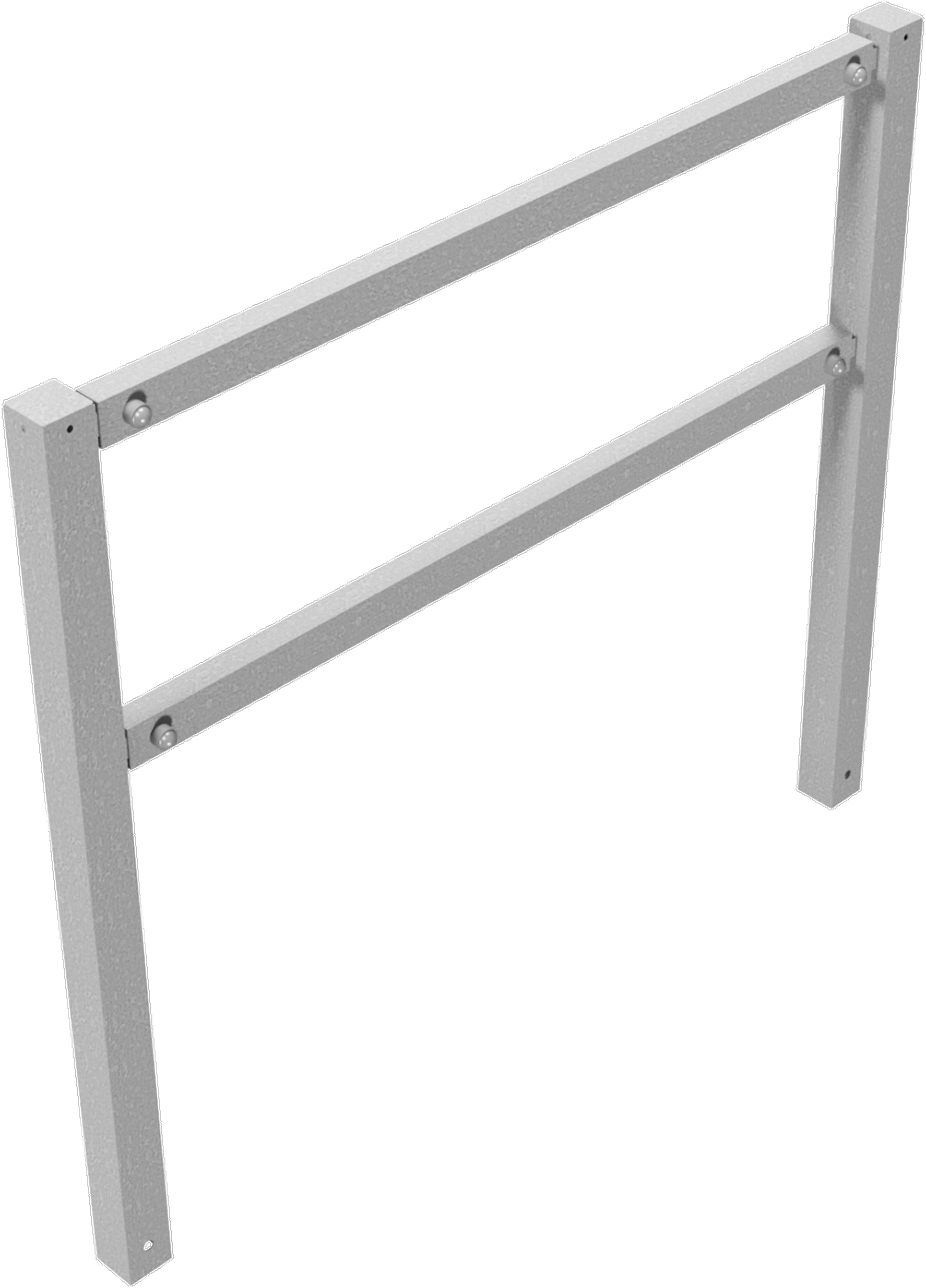 Schake Wegesperre Stahl schraubbar mit Knieholm OE 70 x 70 mm verzinkt - 1500 x 1200 mm