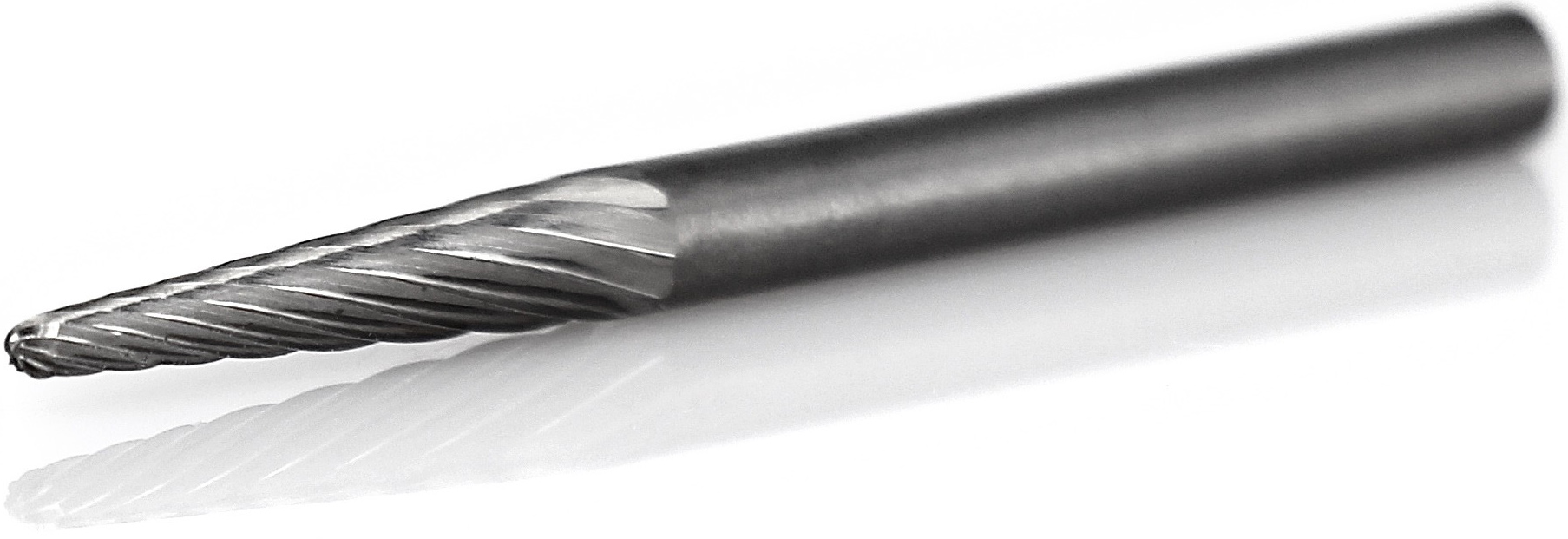 procut Hartmetallfrässtift Rundkegelform KEL L30310-2 Schaft-∅ 3 mm - Kopf-∅ 3 mm - Standardverzahnung (PC-L30310-2) Bild-01