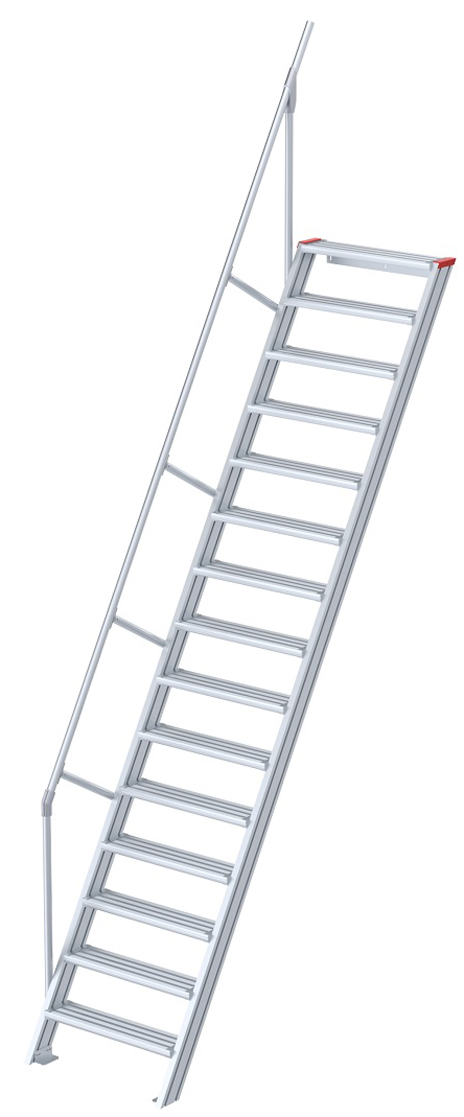euroline Alu-Treppe 60° 15 Stufen - 800 mm