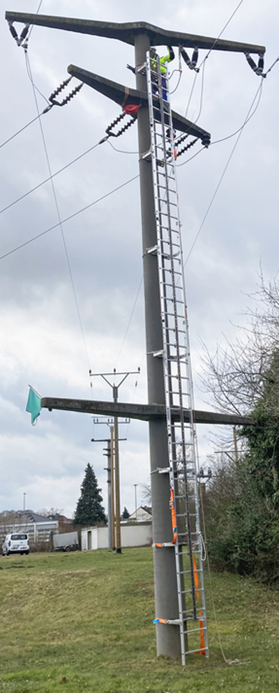 Munk Sprossen Zweiholm-Mastleiter Einzelteile