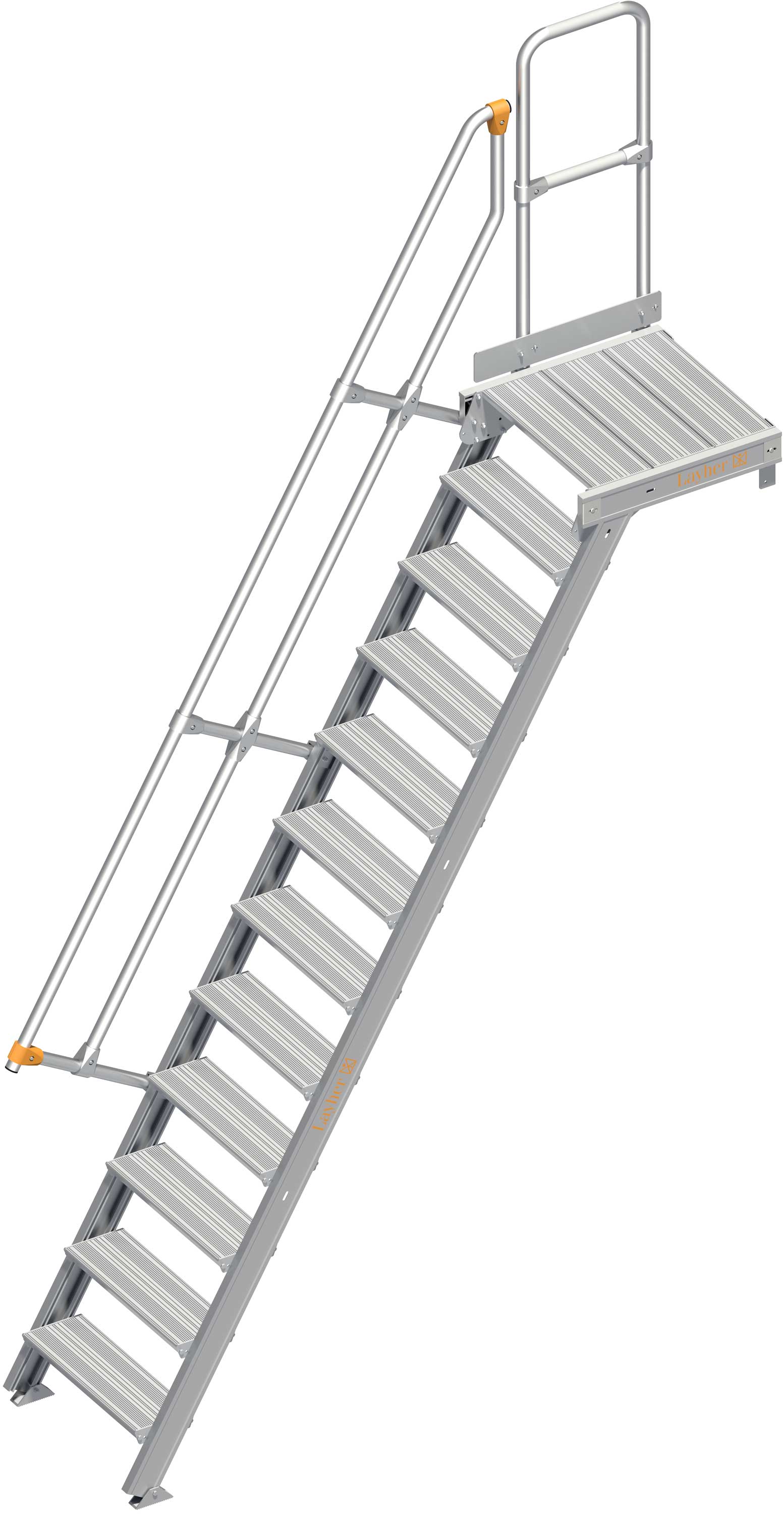 Layher Plattformtreppe 60° SG 12 Stufen - 600 mm breit