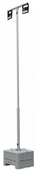 Schake Lampenmast Komplettset Stahl verzinkt 6,00 m