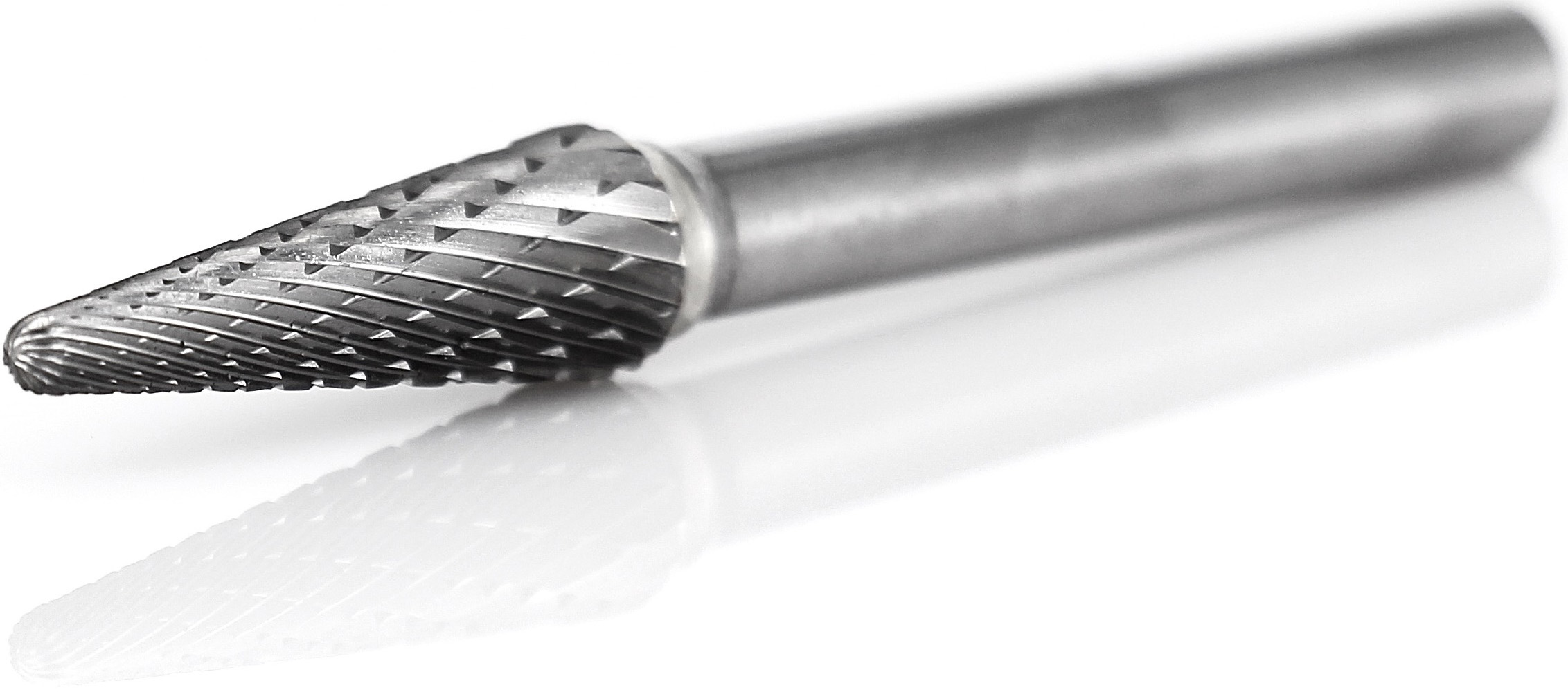 procut Hartmetallfrässtift -grob- Rundkegelform KEL L60822-5 Schaft-∅ 6 mm - Kopf-∅ 8 mm - GROB-Verzahnung (PC-L60822-5) Bild-01