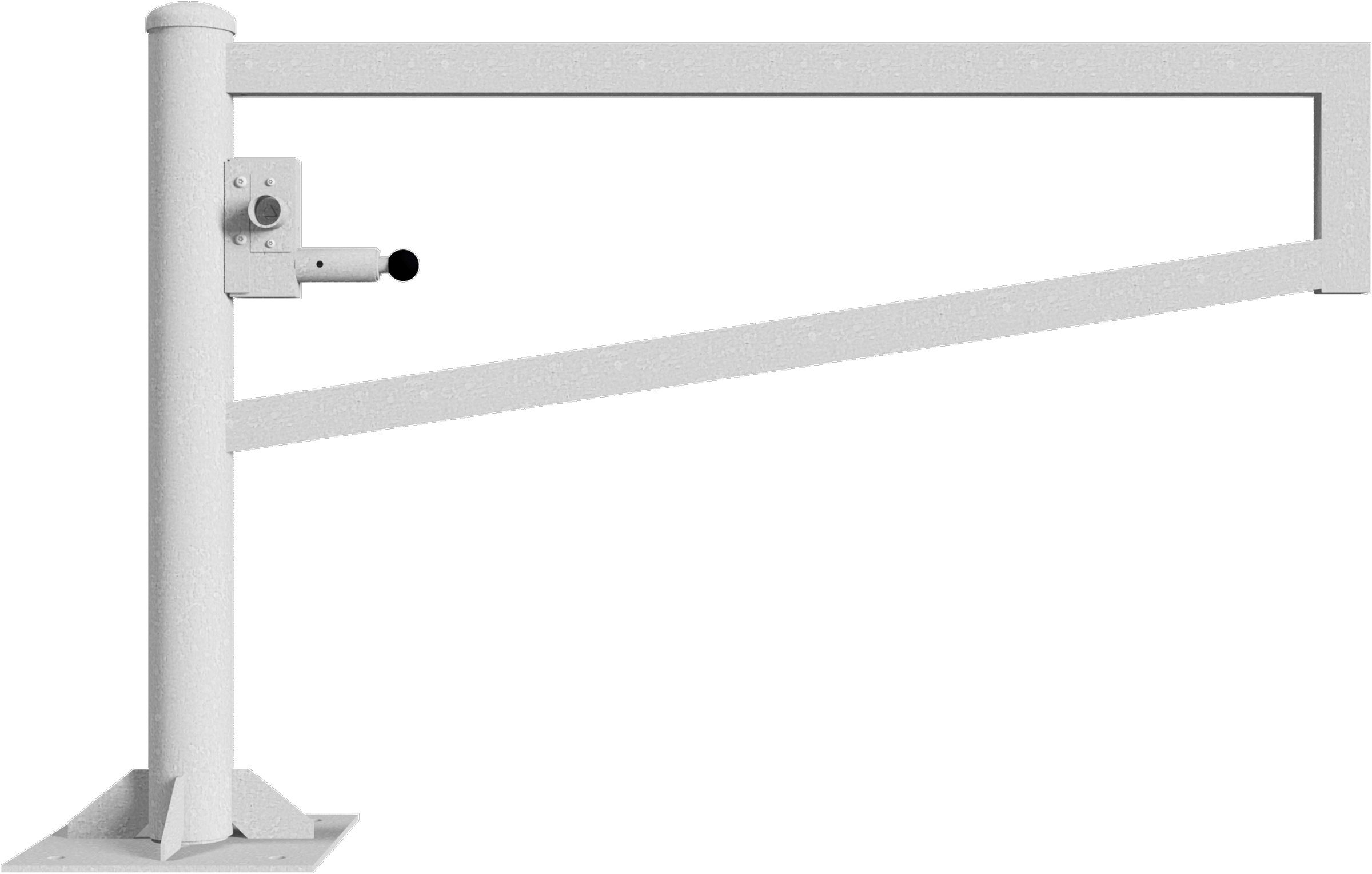 Schake Drehschranke - Schrankenbaum 60 x 40 mm ODD verzinkt - 1500 mm