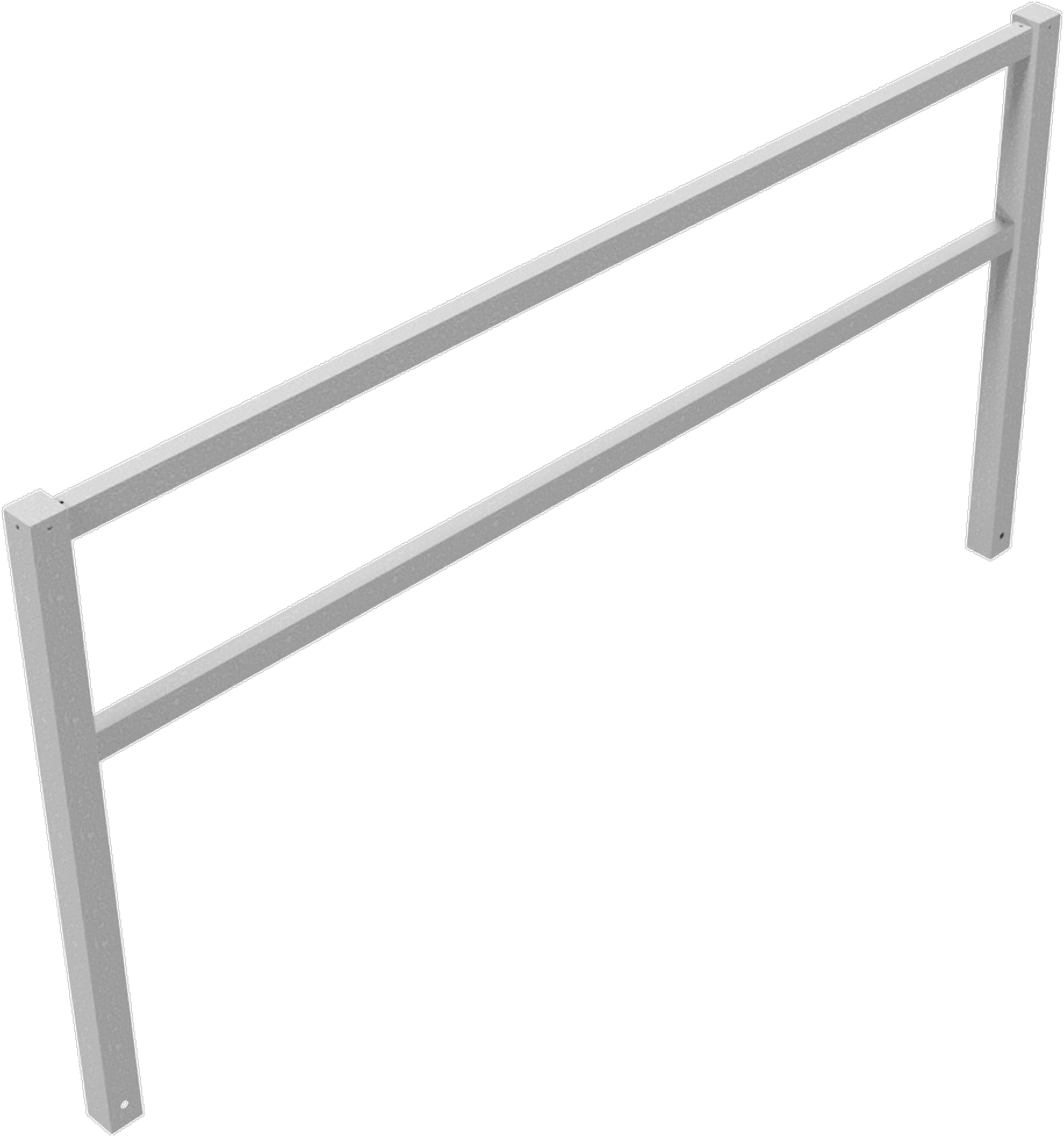 Schake Wegesperre Stahl mit Knieholm OE 70 x 70 mm verzinkt - 2500 x 1200 mm