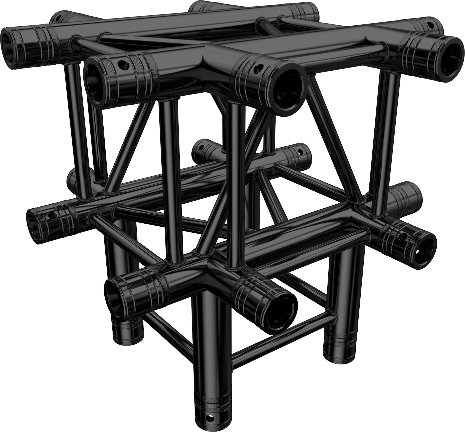 Global Truss F34P 5-Weg Ecke C55 Stage Black