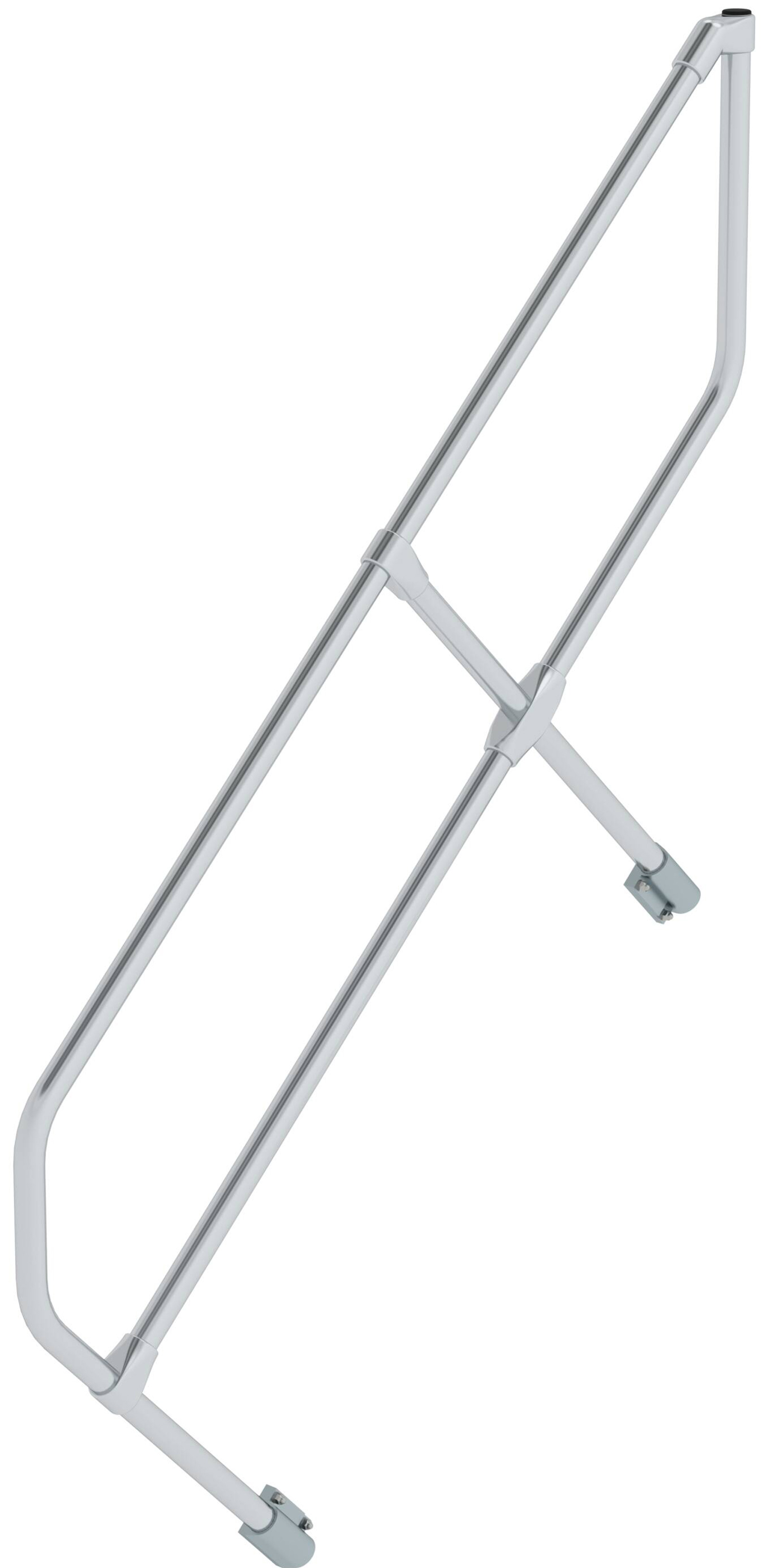 Günzburger Treppengeländer 45° 5 Stufen Einseitiger Handlauf für Alutreppe 45° (GB-600305) Bild-01