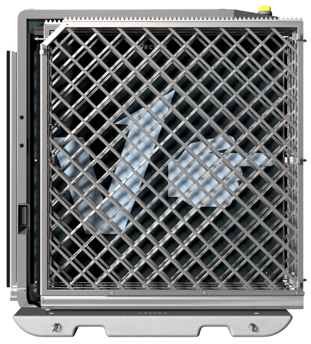 Schake Vector V-Gate verzinkt - Lichtschranke Schiebetor faltbar mobil mit Plattform zur Geländesicherung - Stahl verzinkt mit Lichtschranke (SK-VPST22VOO0197) Bild-01