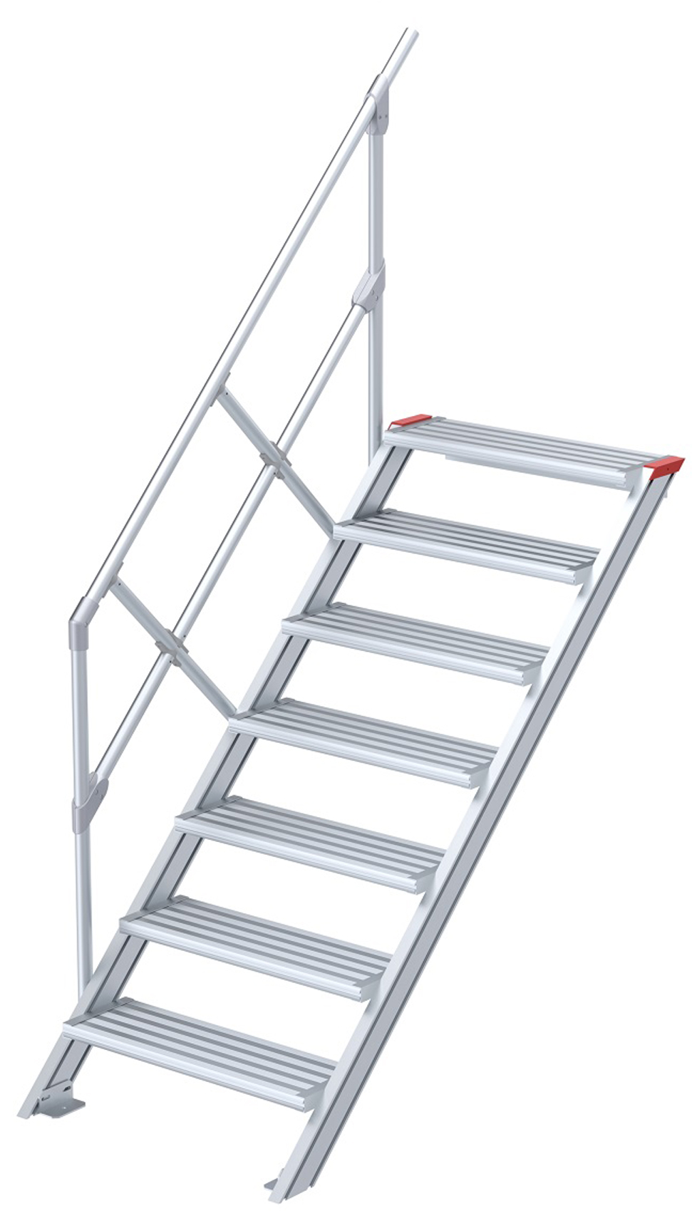 euroline Alu-Treppe 45° 7 Stufen - 800 mm