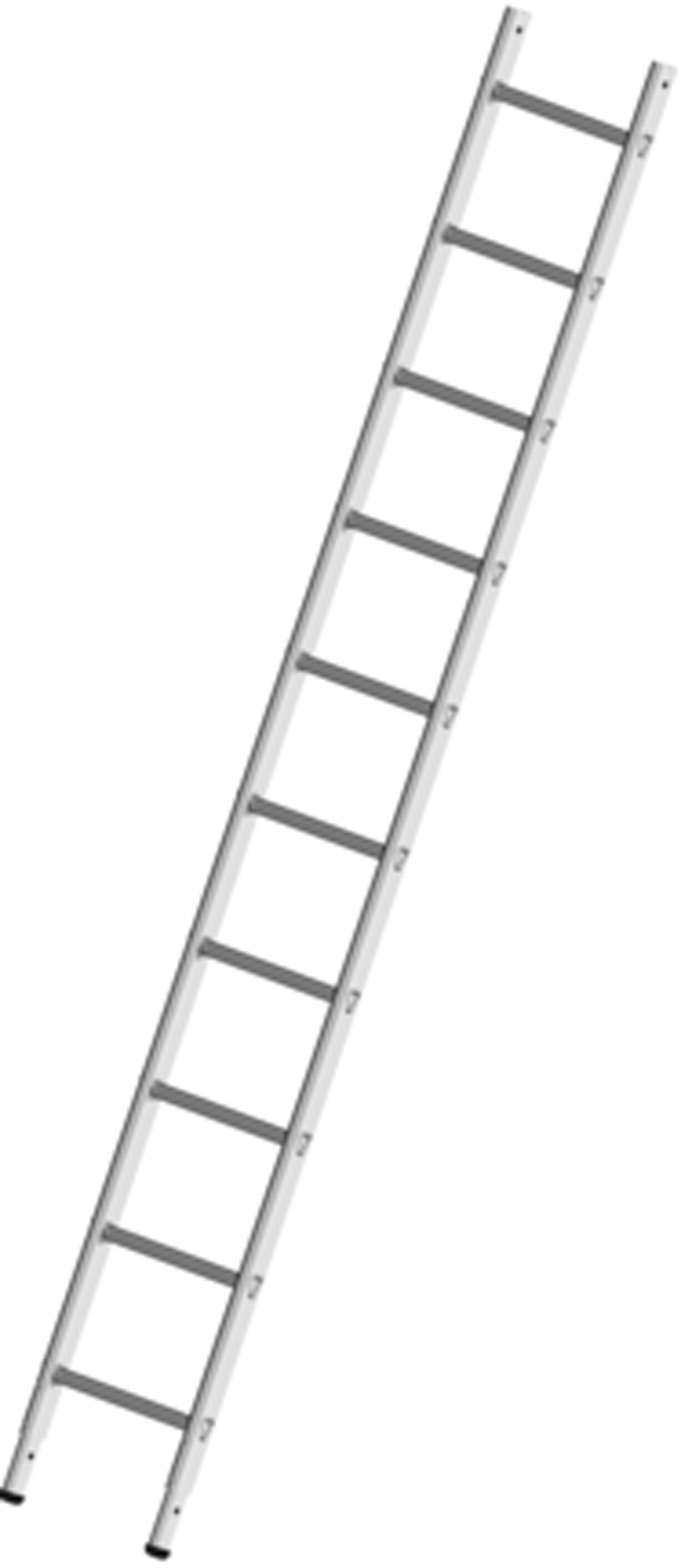 Layher Alu-Gerüst-Anlegeleiter 17 Sprossen