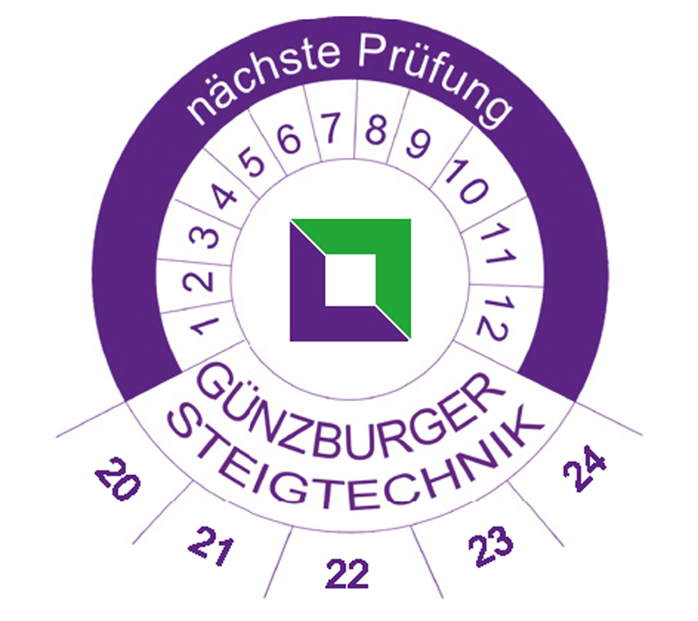 Günzburger Prüfplakette