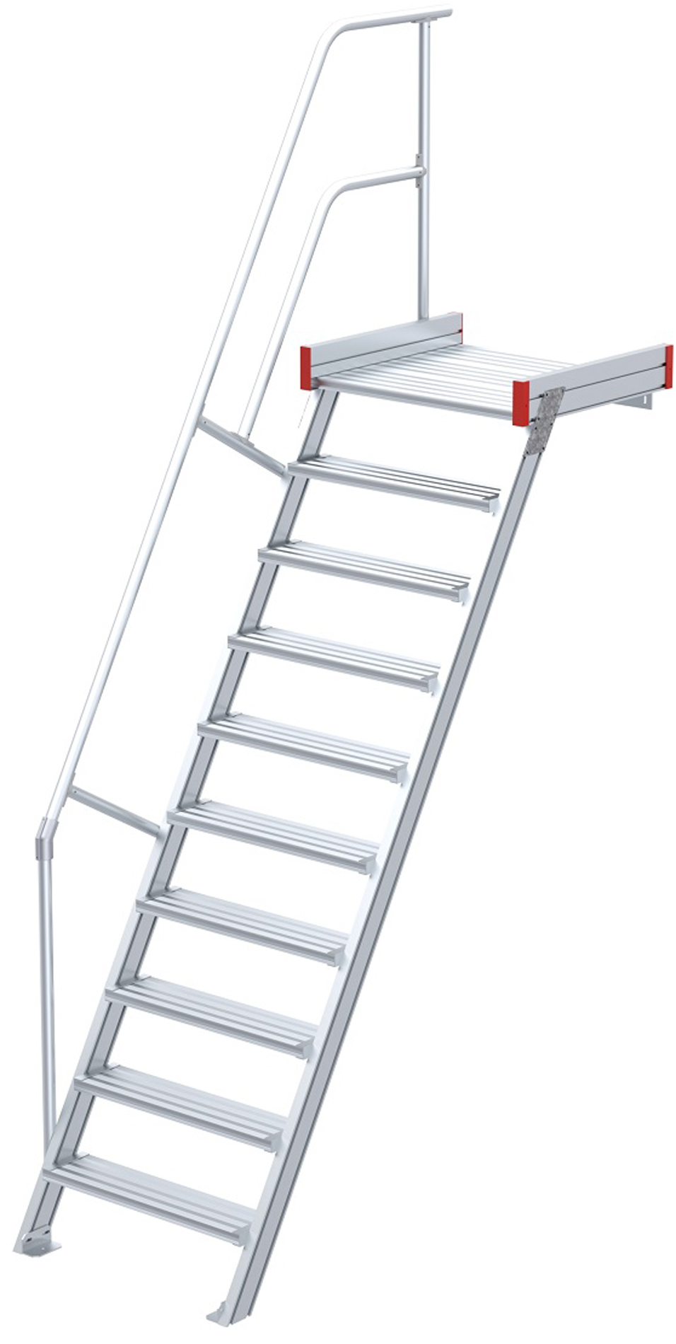 euroline Podesttreppe 60° 10 Stufen - 1000 mm