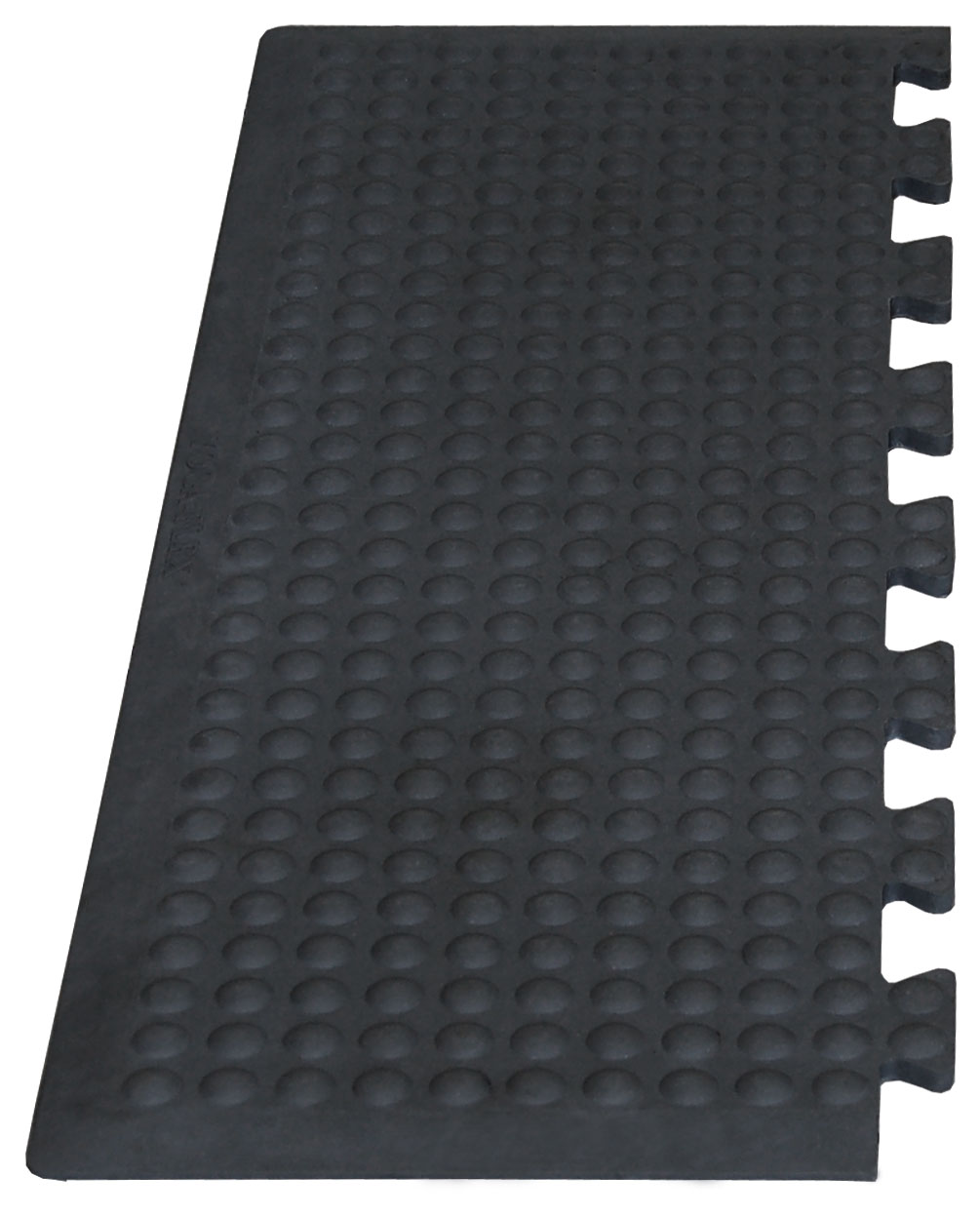 Miltex Arbeitsplatzmatte Yoga Flex Oil Endstück schwarz - 300 x 800 x 13 mm