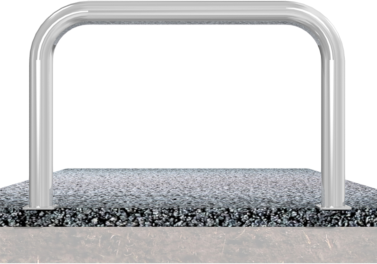 Schake Rohrbügel Stahl OD Ø 76 mm verzinkt - 1000 x 650 mm