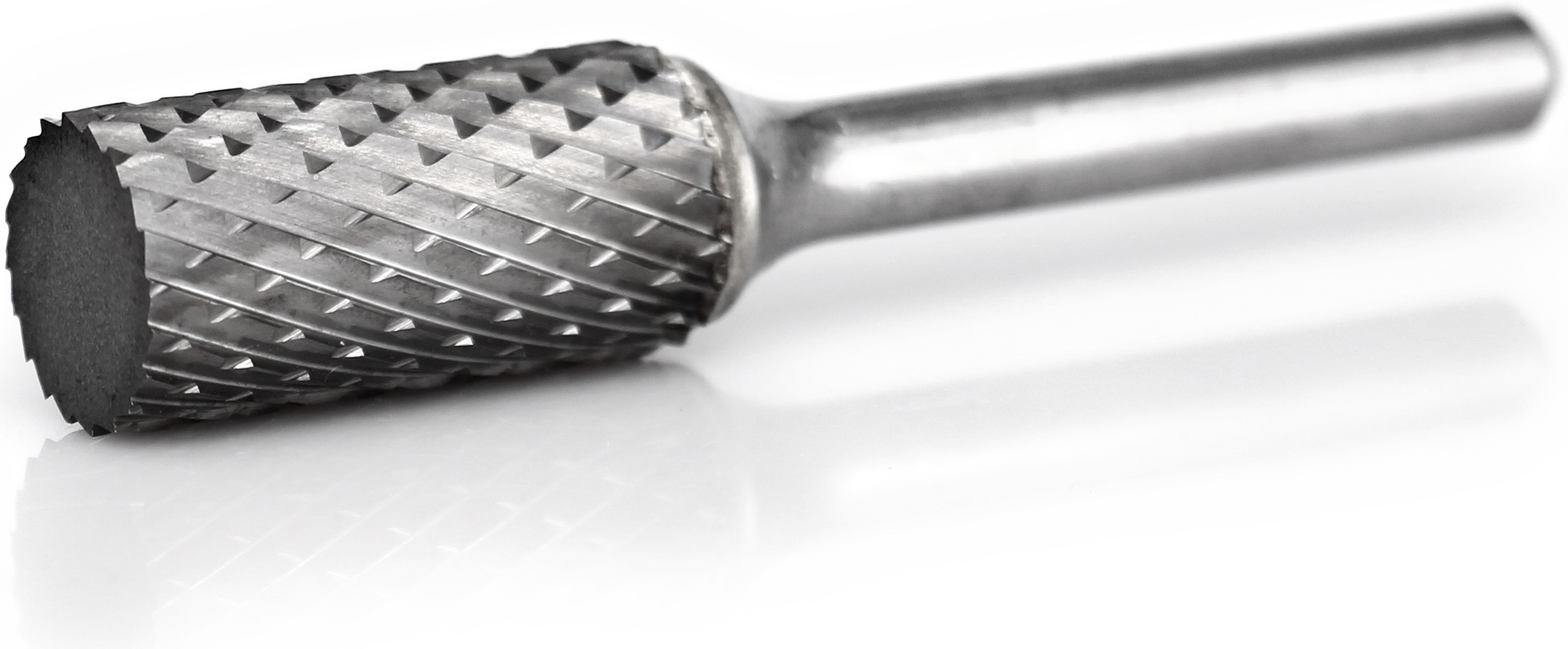 procut Hartmetallfrässtift -grob- Zylinderform ohne Stirnverzahnung ZYA A61225-5 Schaft-∅ 6 mm - Kopf-∅ 12 mm - GROB-Verzahnung (PC-A61225-5) Bild-01