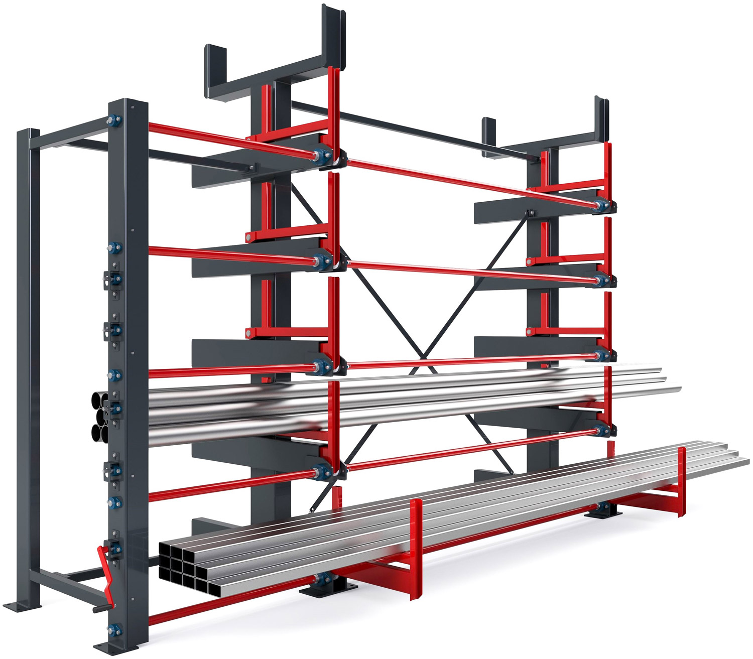 RR Industrietechnik Schwerlast Roll-Aus-Regal RRS-EM 760|5