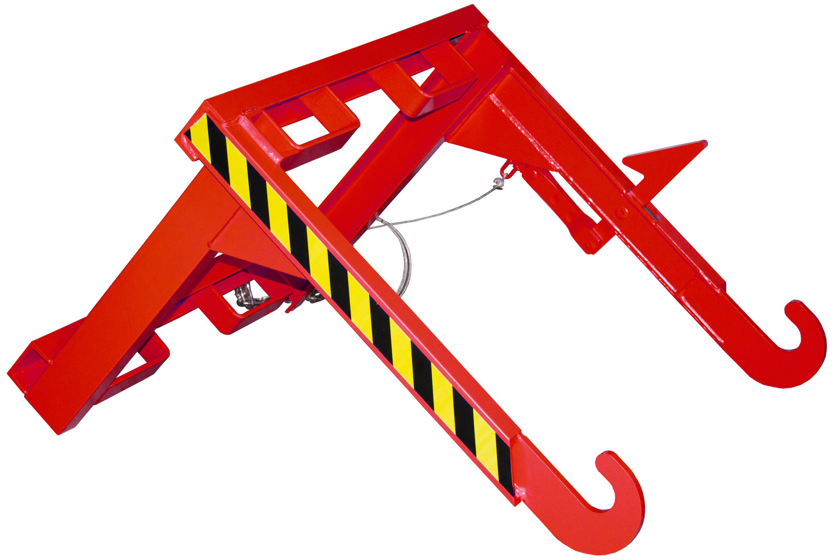 Bauer Stapelkippbehälter Traverse BST-30 - RAL 3000 Kippvorrichtung mechanisch für Kippmulde 300 Liter - Schuttmulde feuerrot pulverbeschichtet (BA-4421-01-0000-2) Bild-01