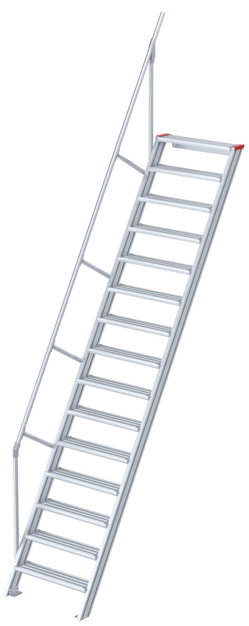 euroline Alu-Treppe 60° 15 Stufen - 600 mm