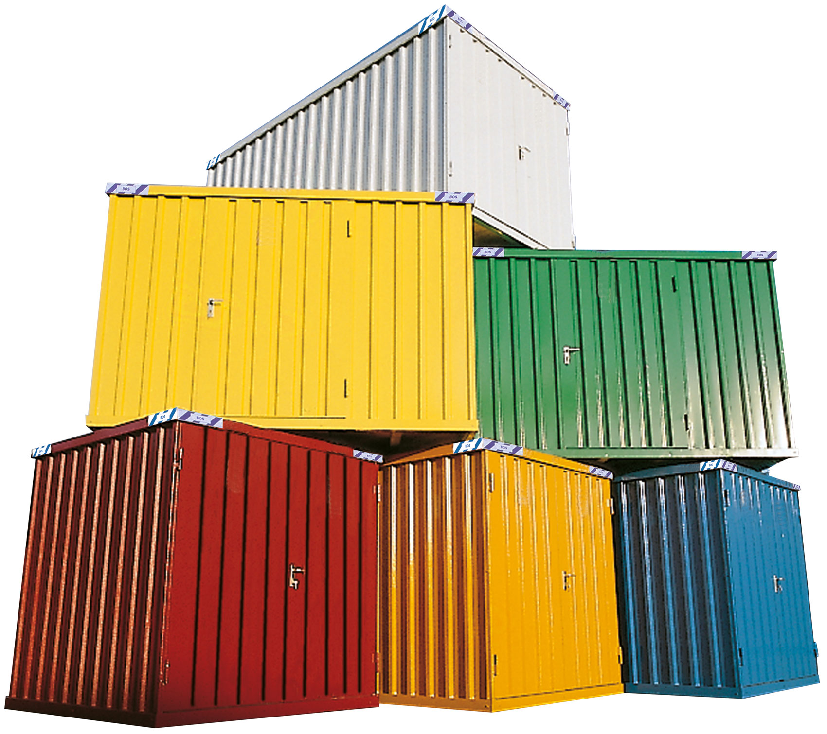 BOS Außenlackierung für Container | Unterstand | Mobilbox Mehrpreis für Lackierung in RAL Classic Farbton - nur bestellbar in Verbindung mit einem BOS-Lagerbox (BOS-C-AL-1.5x1.5) Bild-01
