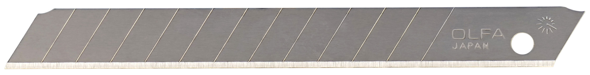 OLFA Klinge AB-50B - 9 mm VPE 50 Messerklingen Stahl 0,38 mm mit Sollbruchstellen | Standard scharf - 50 Cutterklingen (FL-C0000210602) Bild-01