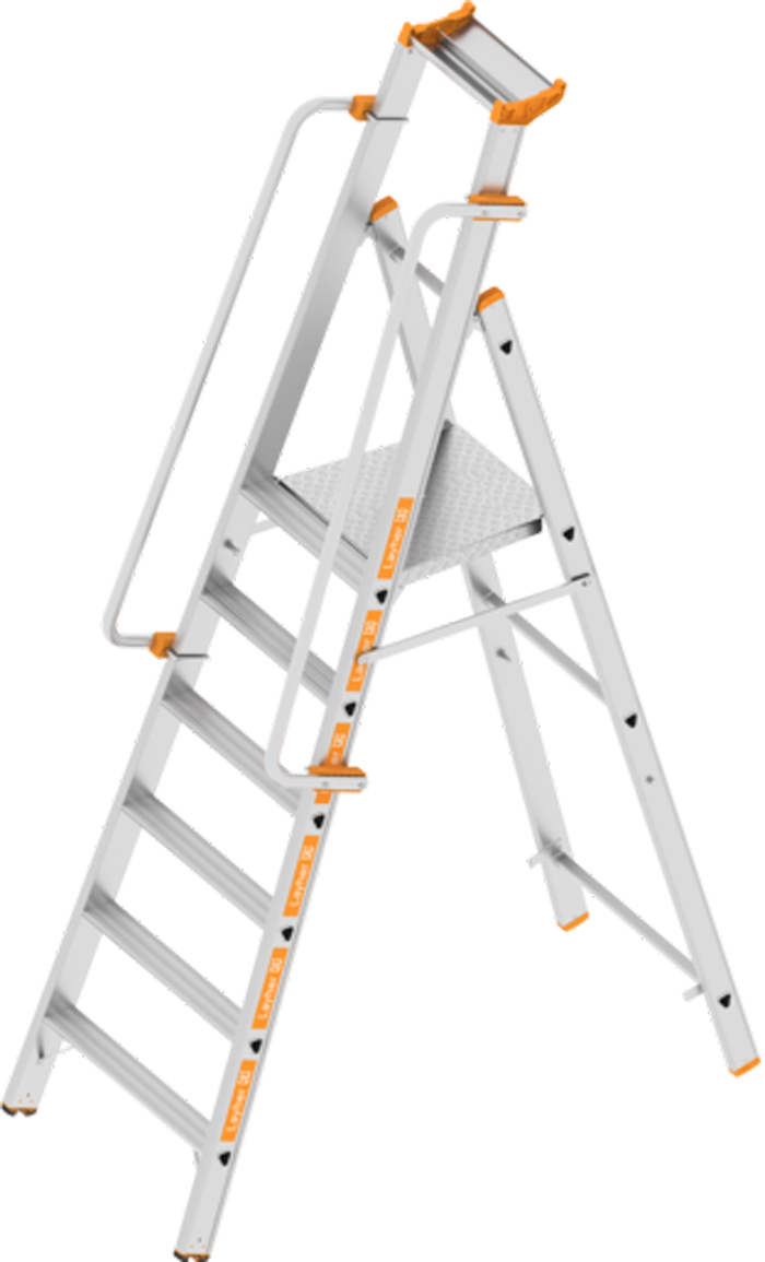 Zu unserer faltbaren Plattformleiter