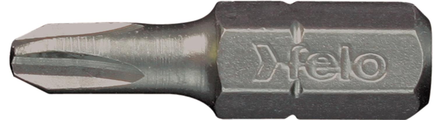 Felo Industrie Bit C 6,3 Kreuzschlitz Phillips Grabber PH 2 x 25 mm - VE 10 Stück Kreuzschlitz Schrauben Bit Phillips extra slim - Industrie Serie (FL-02200210-VE10) Bild-01