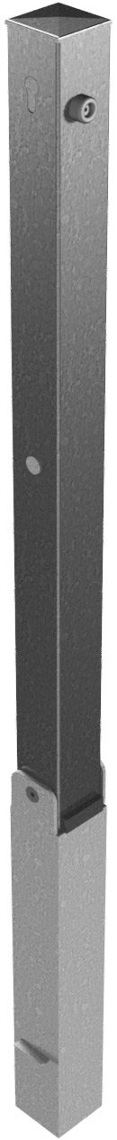 Schake Absperrpfosten UPHK 70 x 70 mm verzinkt