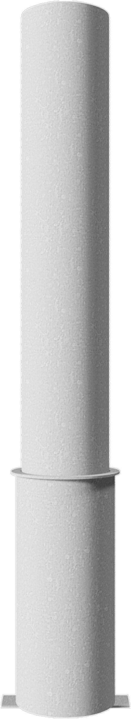Schake Stahlrohrpoller H Ø 193 mm verzinkt - 1,50 m