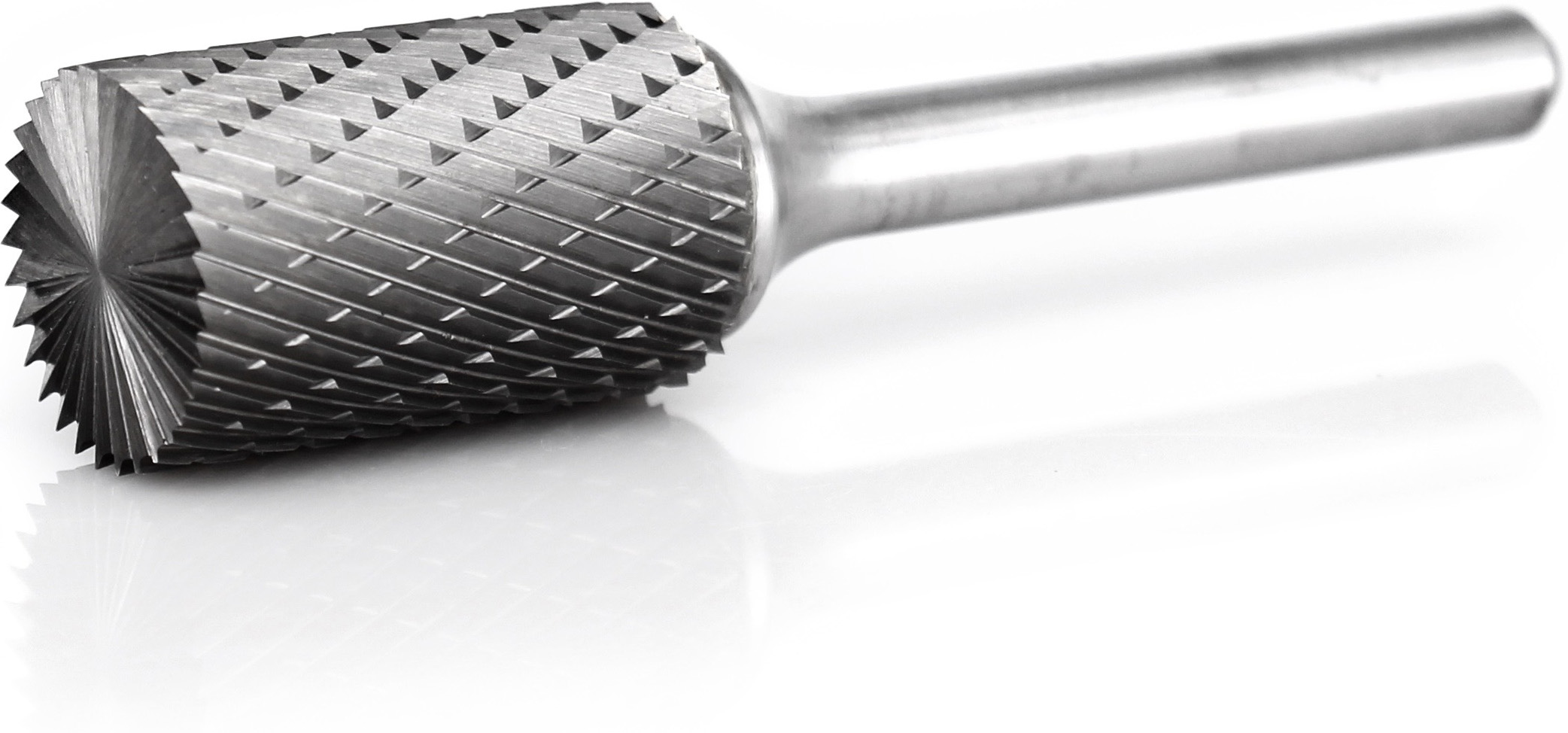 procut Hartmetallfrässtift Zylinderform mit Stirnverzahnung ZYA-S A61525-6E Schaft-∅ 6 mm - Kopf-∅ 15 mm - Kreuzverzahnung (PC-A61525-6E) Bild-01