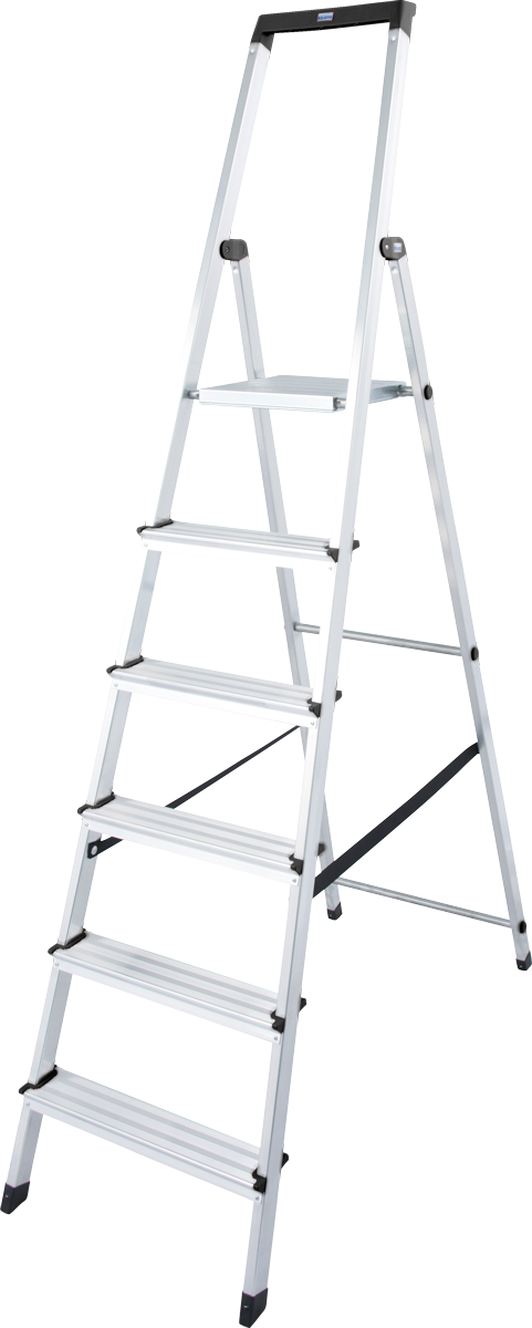 Krause Alu-Stufenstehleiter Solidy® 6 Stufen