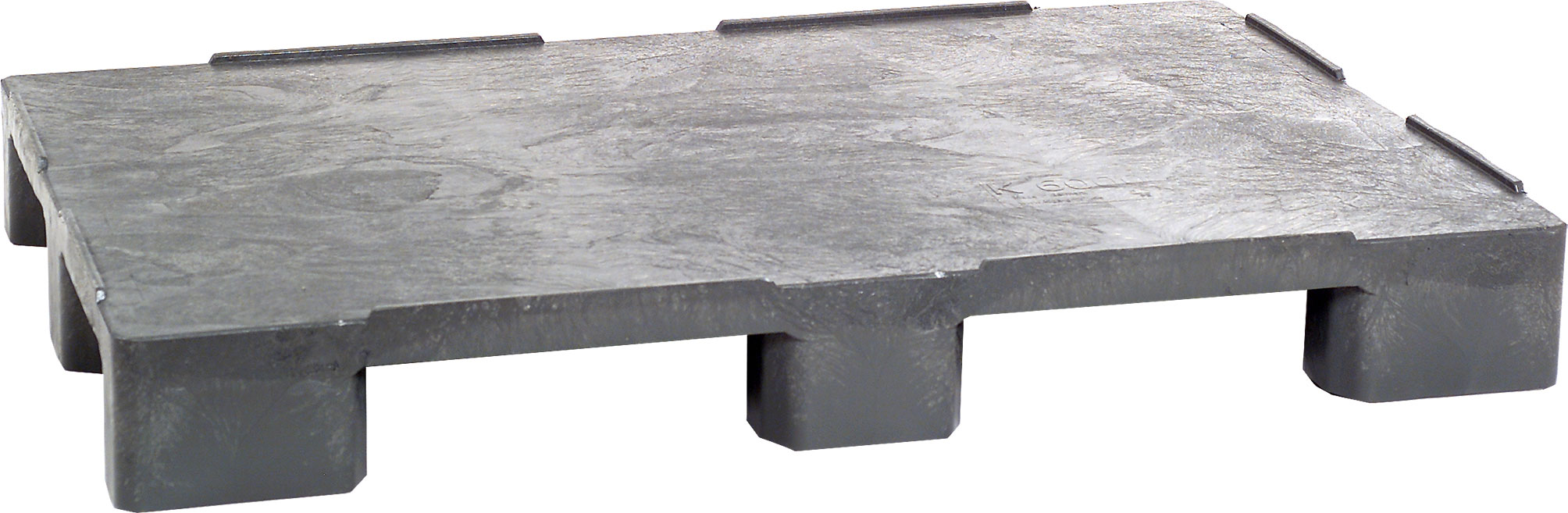 KIGA Universal-Hygienepaletten K6000 - 1200 x 800 x 145 mm GD|R - VPE 7 7 Stück Universalpalette PE - geschlossenes Deck | mit Rand - Transportpalette Europalette Kunststoff (KI-K6000-GFR) Bild-01