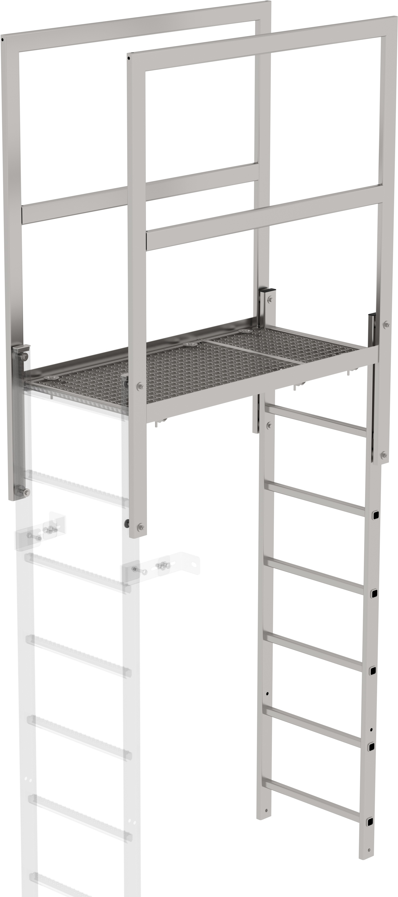 Günzburger Attika-Überstieg Edelstahl - 1200 mm