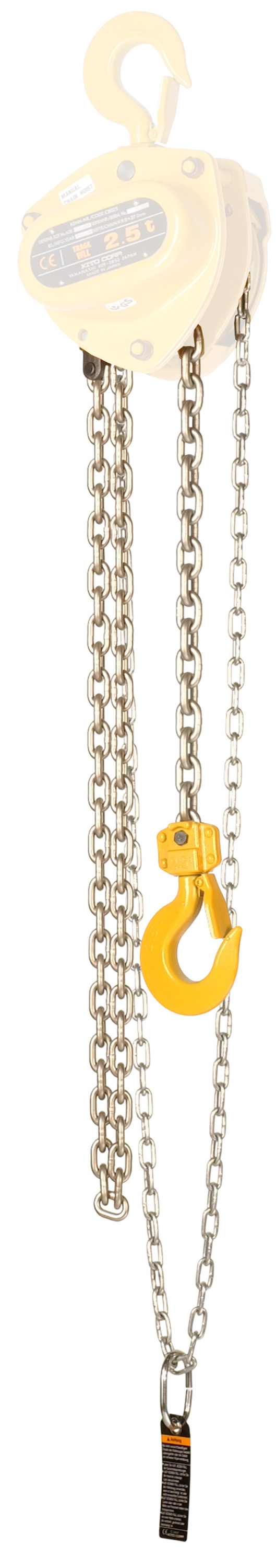 KITO Mehrhub Lastkette für Handkettenzug CB025 - Mehrpreis je Meter