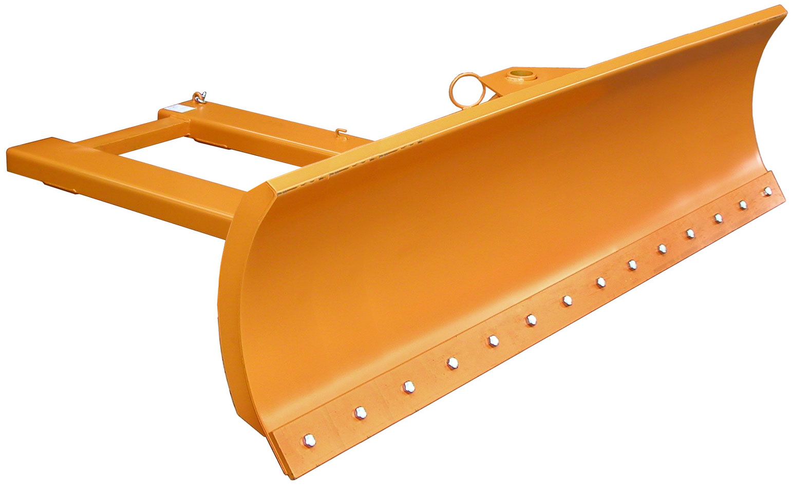 Bauer Schneeschieber SCH-S-210 Schneeschild mit Stahlschürfleiste für Gabestapler - Schneeräumer gelborange pulverbeschichtet (BA-4428-03-0000-1) Bild-01