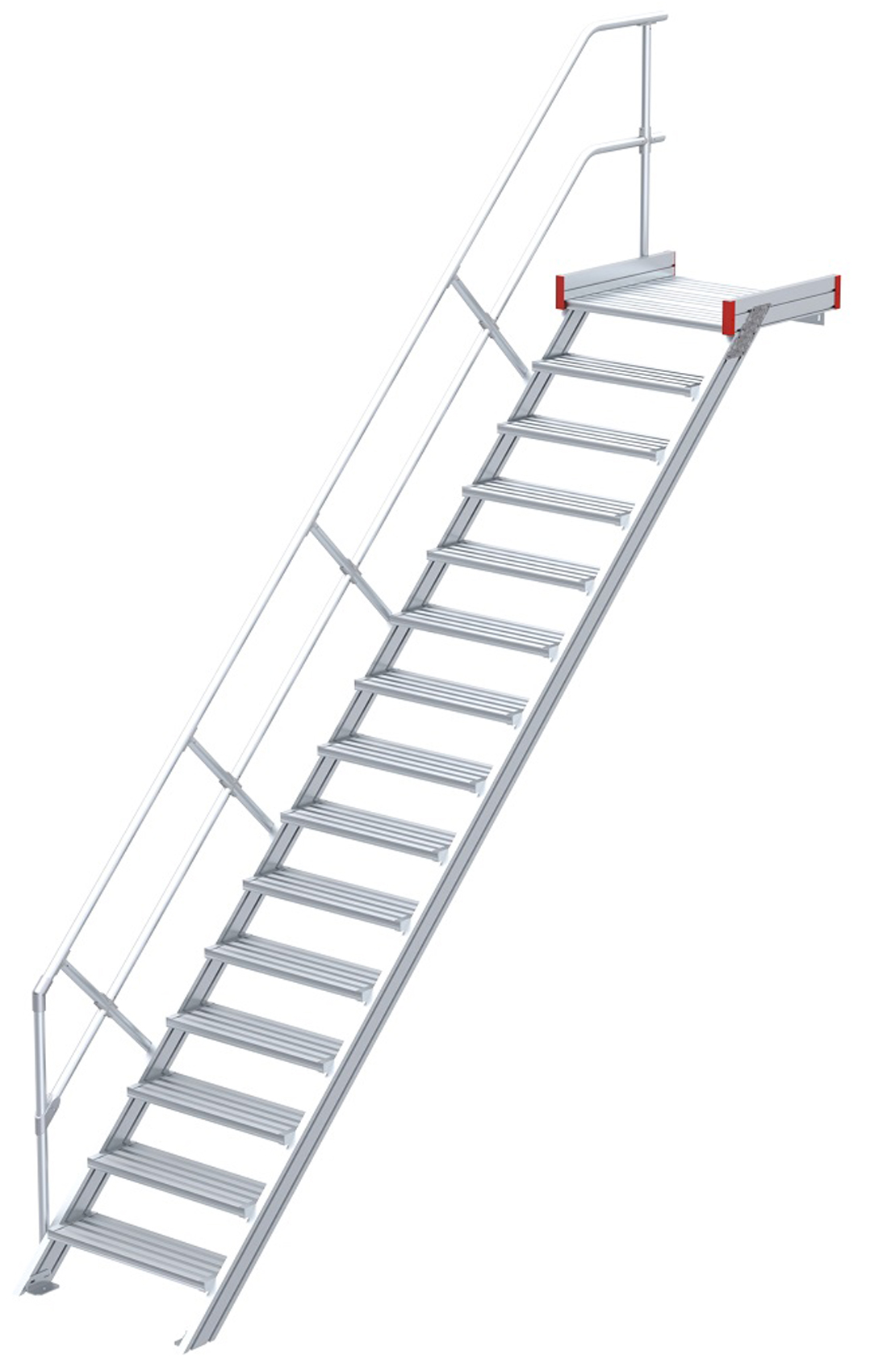 euroline Podesttreppe 45° 15 Stufen - 600 mm