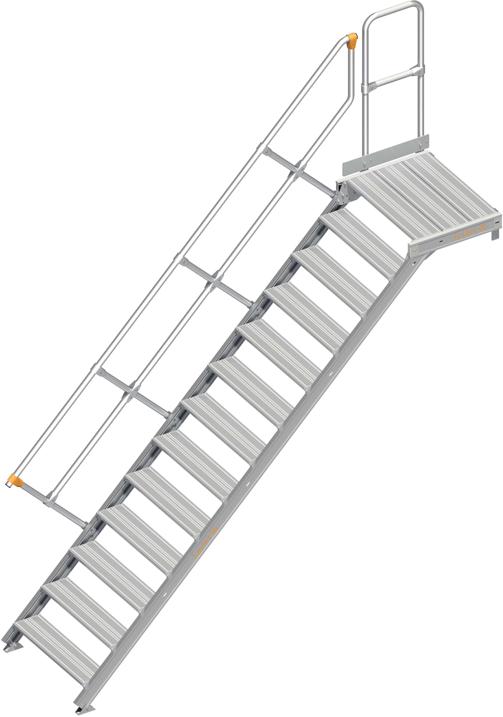 Layher Plattformtreppe 45° SG 13 Stufen - 800 mm breit