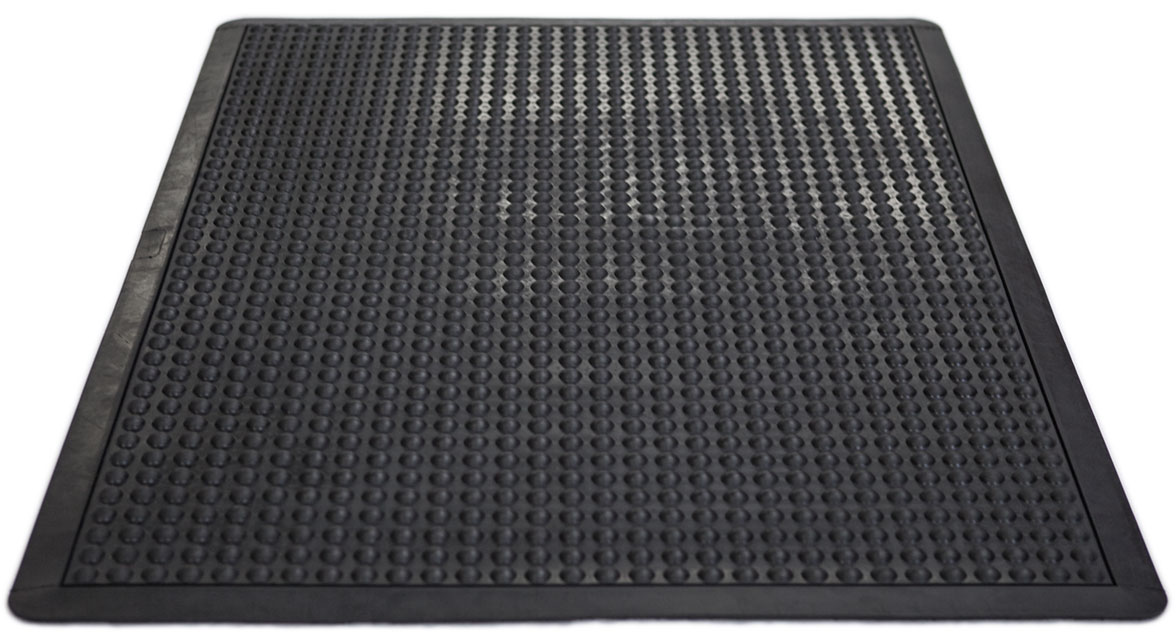 Miltex Arbeitsplatzmatte Yoga Dome Oil schwarz - 900 x 600 x 13 mm