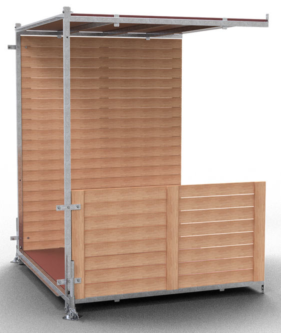 Schake Fußgängertunnel Element Mittelstück Tunnelelement Komplett-Set für Tunnelsysteme - Verbindungs-Tunnelfeld (SK-112600M-SET) Bild-01