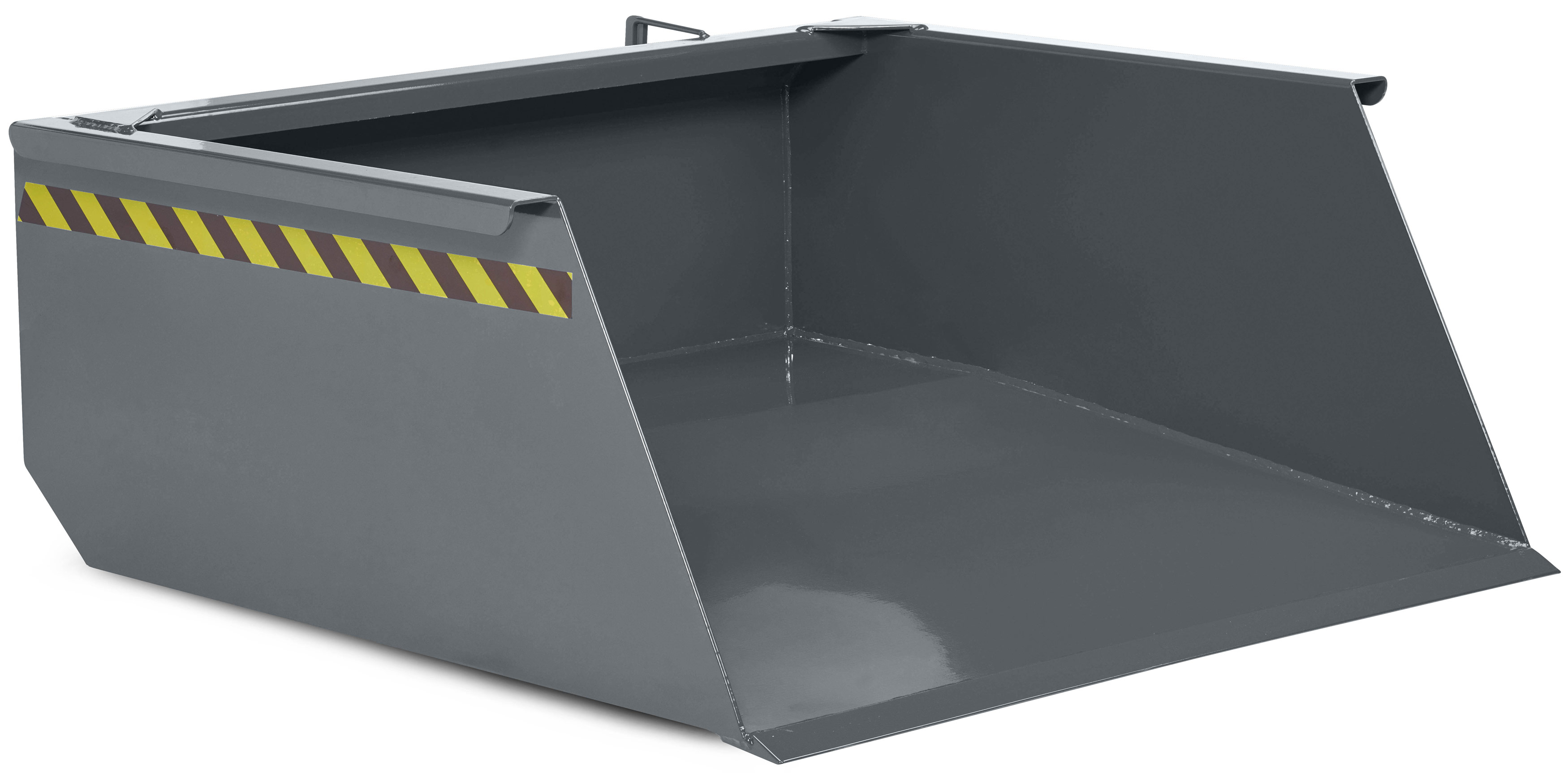 RR Industrietechnik Staplerschaufel RS-50 - RAL 7005 Schaufel 500 Liter für Stapler - Schuttschaufel | Schneeschaufel mausgrau pulverbeschichtet (RR-100800356) Bild-02