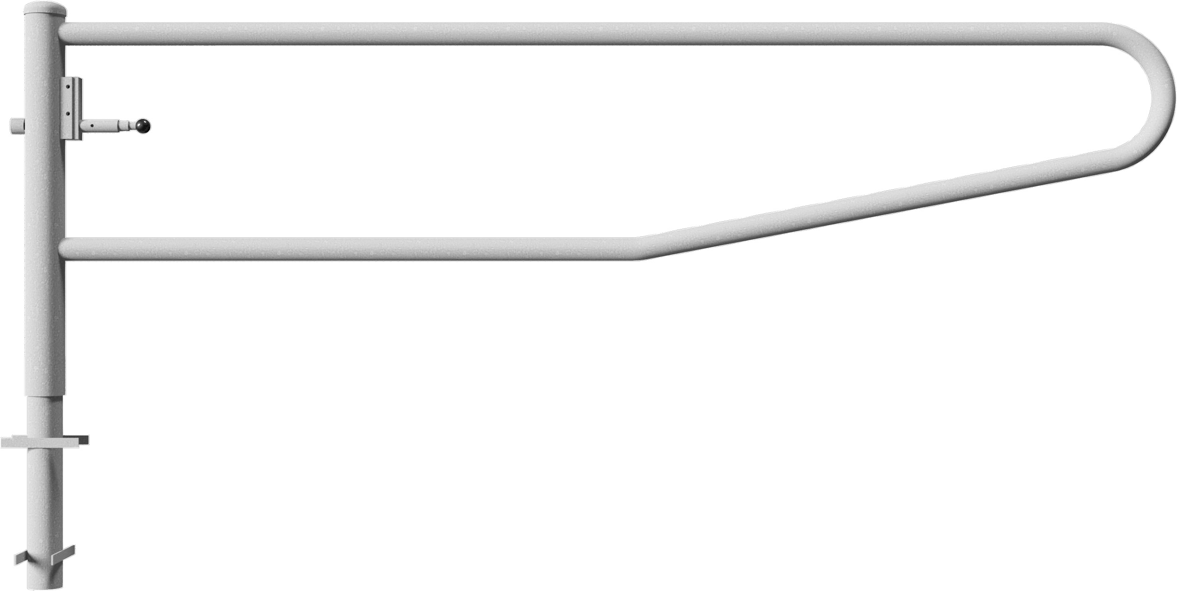 Schake Drehschranke - Schrankenbaum Ø 60 mm OEV verzinkt - 3000 mm