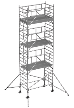 Rollgerüst ZARGES MultiTower S-PLUS 2T 1,35x1,80m - AH 8,40m