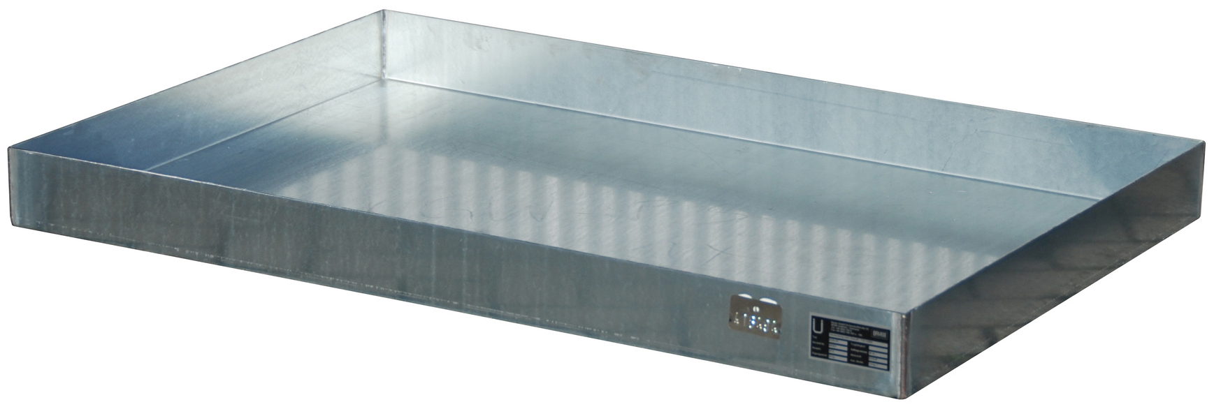 Bauer Kleingebindewanne Stahl KGW-P 3 - verzinkt Auffangwanne ohne Lochblech max. 60 Liter Auffangvolumen - Gefahrstoffwanne Stahl verzinkt für Palette (BA-4473-70-0000-7) Bild-01